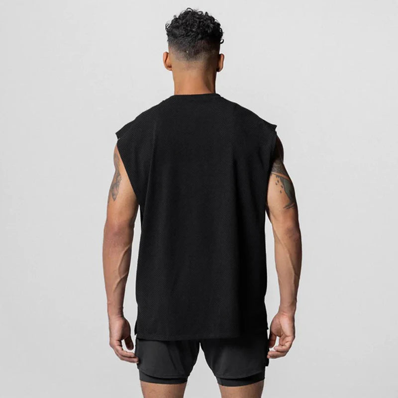 Julius - Rundhalset Veste Med åben Siden