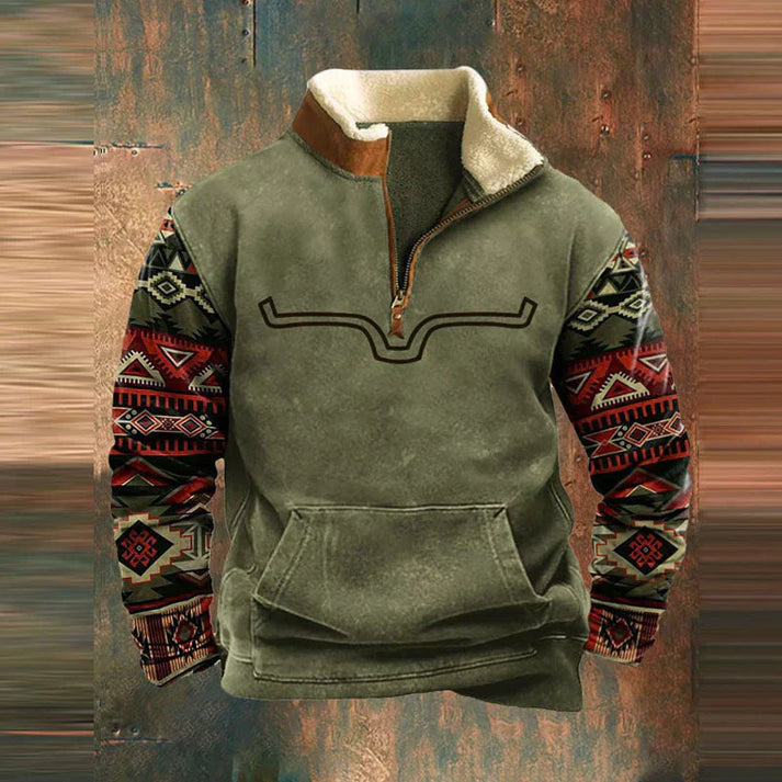 Gisbert – Behagelig Sweater Med Lynlås