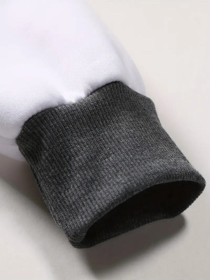 Blaine - Stilfuld Sweatshirt Med Kontrast Striber
