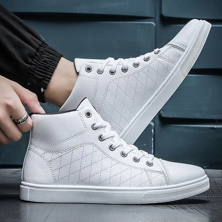 Gayle - Afslappet Plaid Mellemhøj Sneaker
