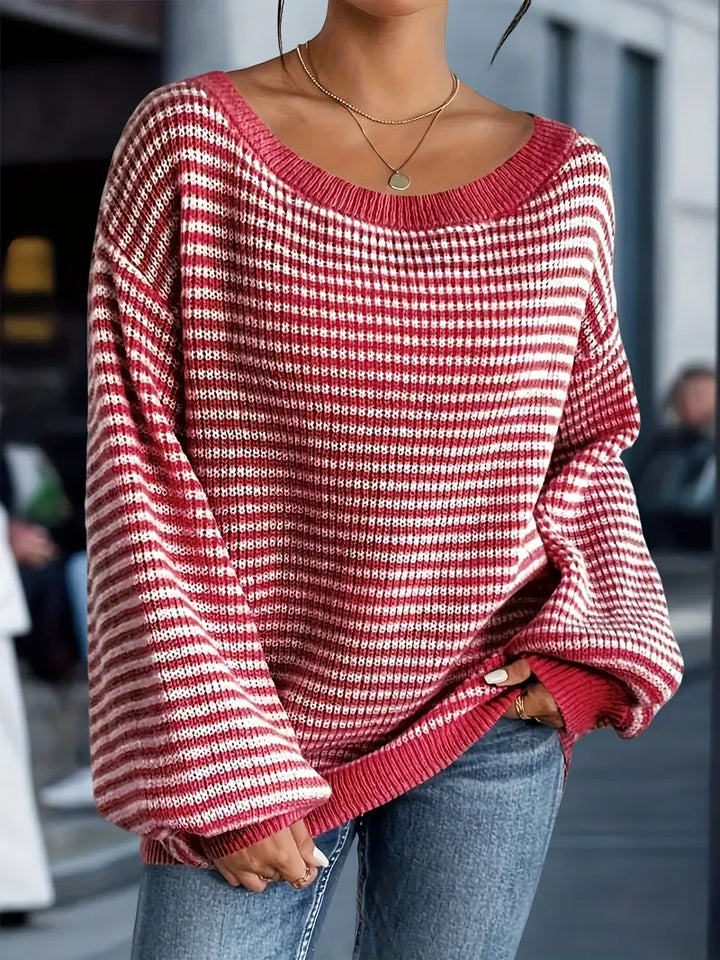 Nilufer - Afslappet Strikket Sweater Til Vinteren