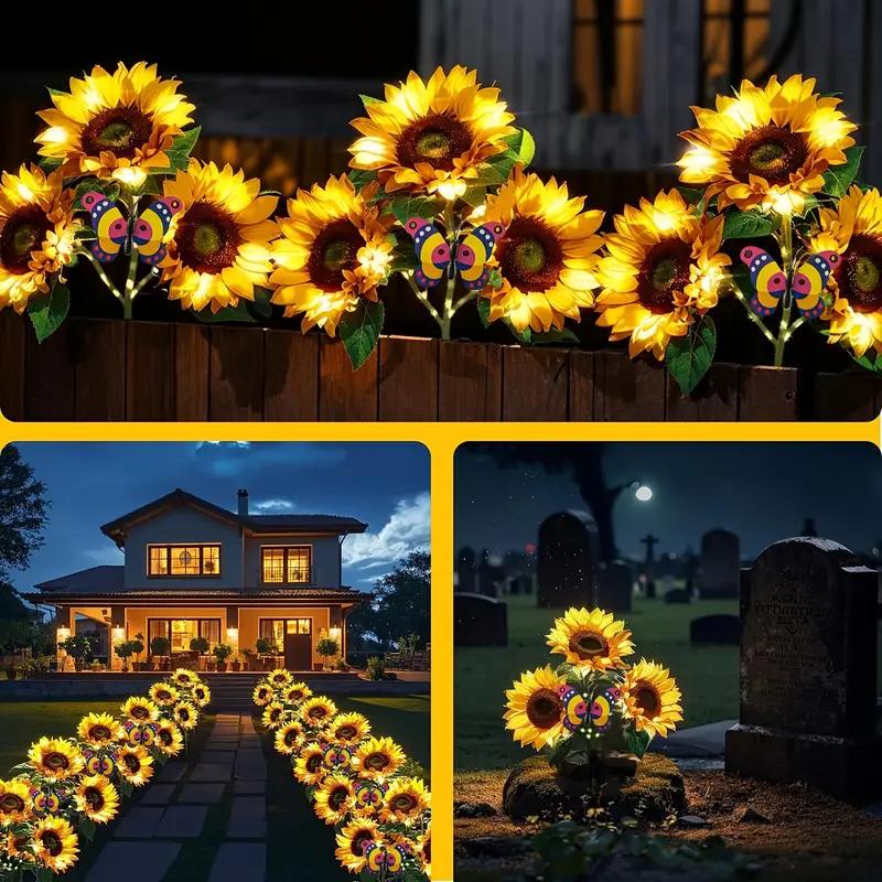 FloralGlow - Solcelledrevne LED-Solskinslamper Til Haven