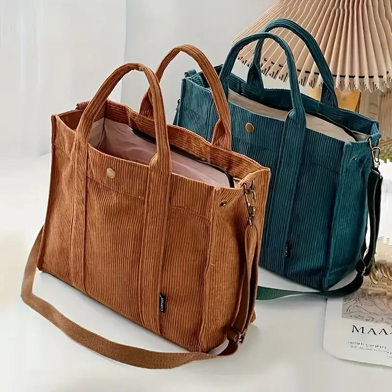 Marella - Vintage Inspireret Corduroy Taske