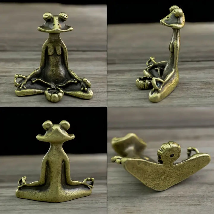 Meditoad - Elegant Metal Frø-Røgelses Holder