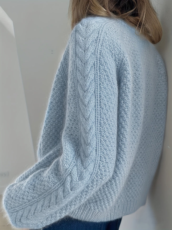 Dwina -  Kabelstrikket Cardigan Med Knapper