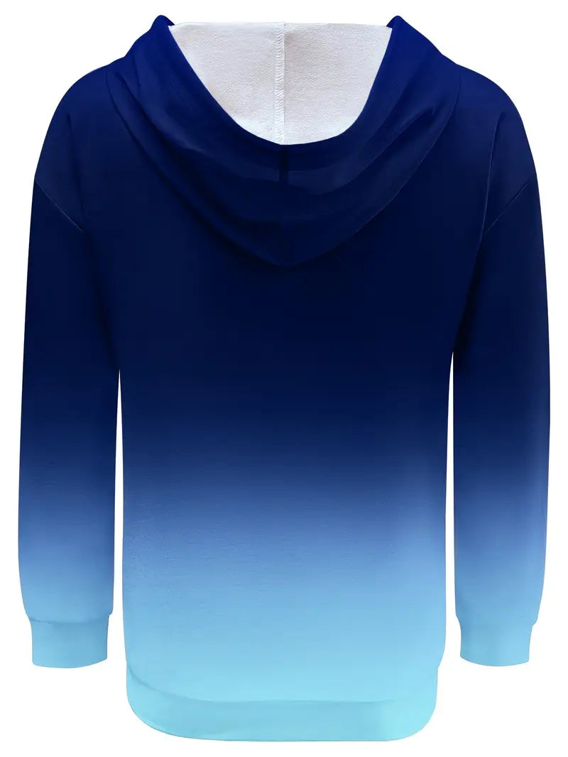 Areeqa - Hættetrøje Med Farveovergang Og Snøre