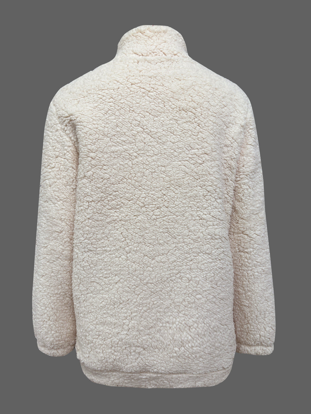 Willemien - Langærmet Fleece-Sved Trøje Med Lynlås