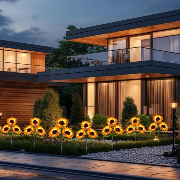 FloralGlow - Solcelledrevne LED-Solskinslamper Til Haven