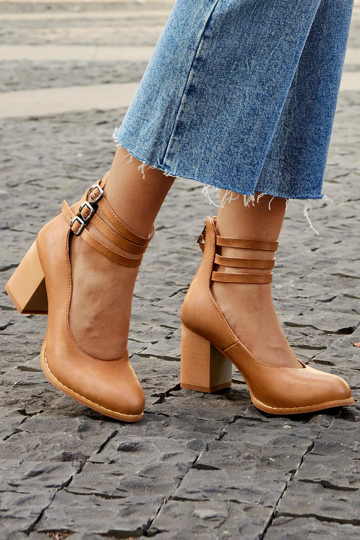 Caa - Enkle Sandaler Med Ankelrem