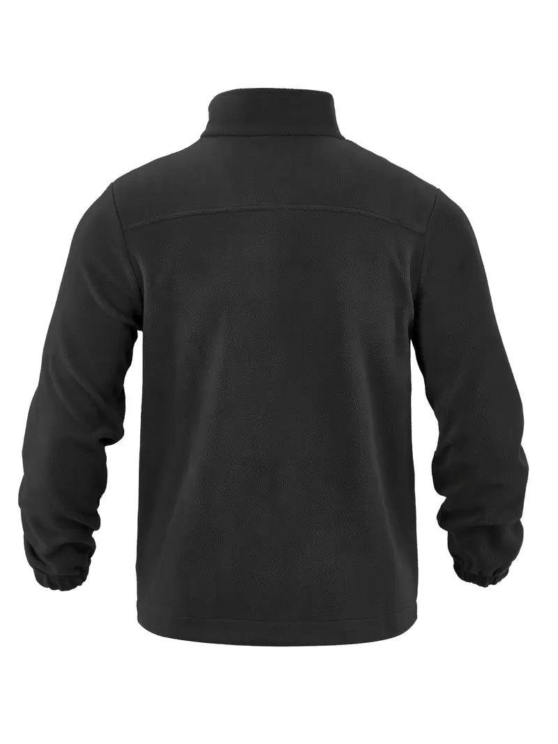 Barron - Afslappet Fleece Jakke Med Lynlås Og Lomme