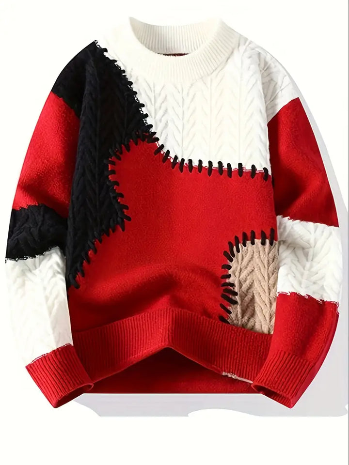 Wagner - Afslappet Strikket Sweater Med Rund Hals