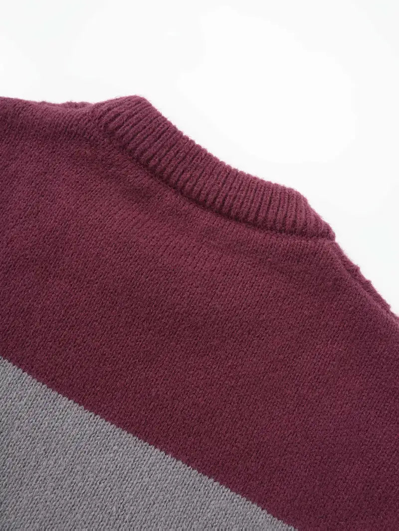 Watkins - Afslappet Langærmet Strikket Sweater
