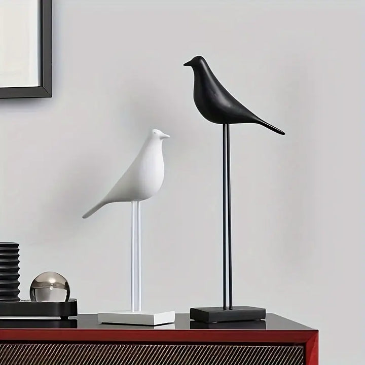 PerchForm - Minimalistiske Dekorative Fugle Skulpturer På Stativ