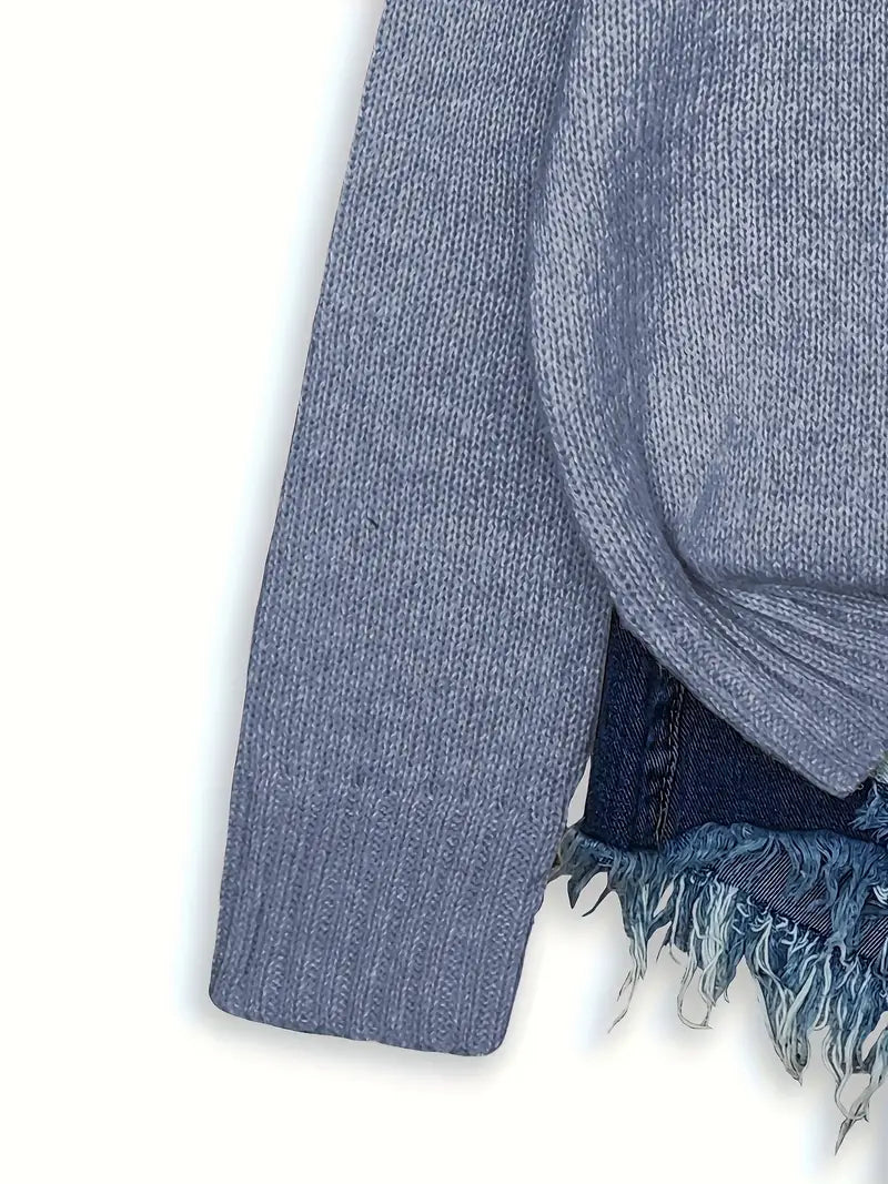 Urvana - Katte Udskriv Langærmet Sweater