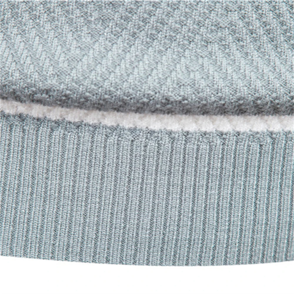 Fawzi - Varme Langærmede Patchwork Trøjer