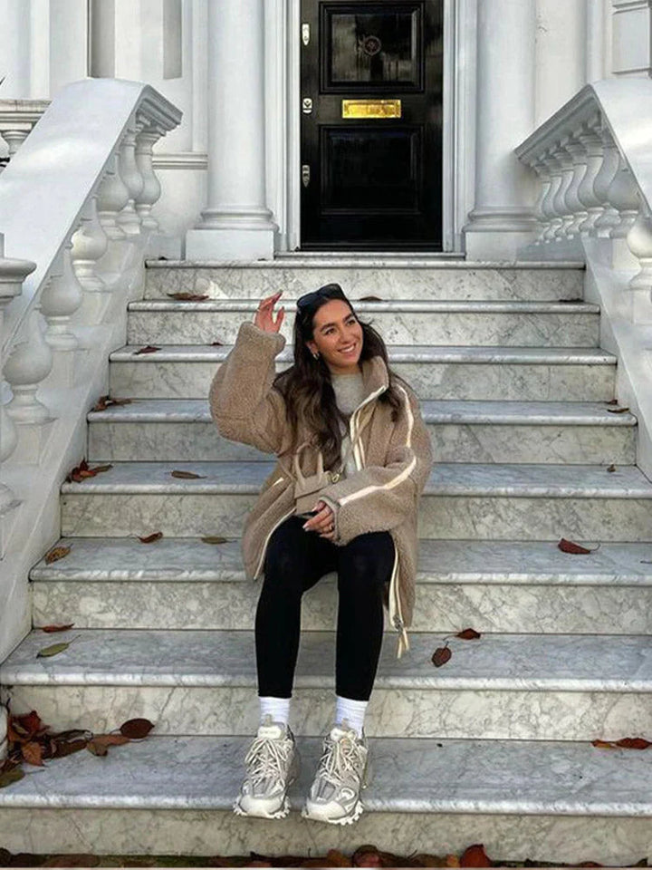 Tatjanka - Langærmet Lammes Kinds Jakke