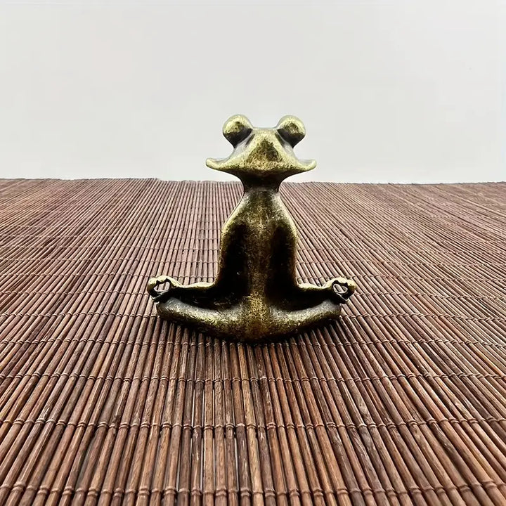 Meditoad - Elegant Metal Frø-Røgelses Holder