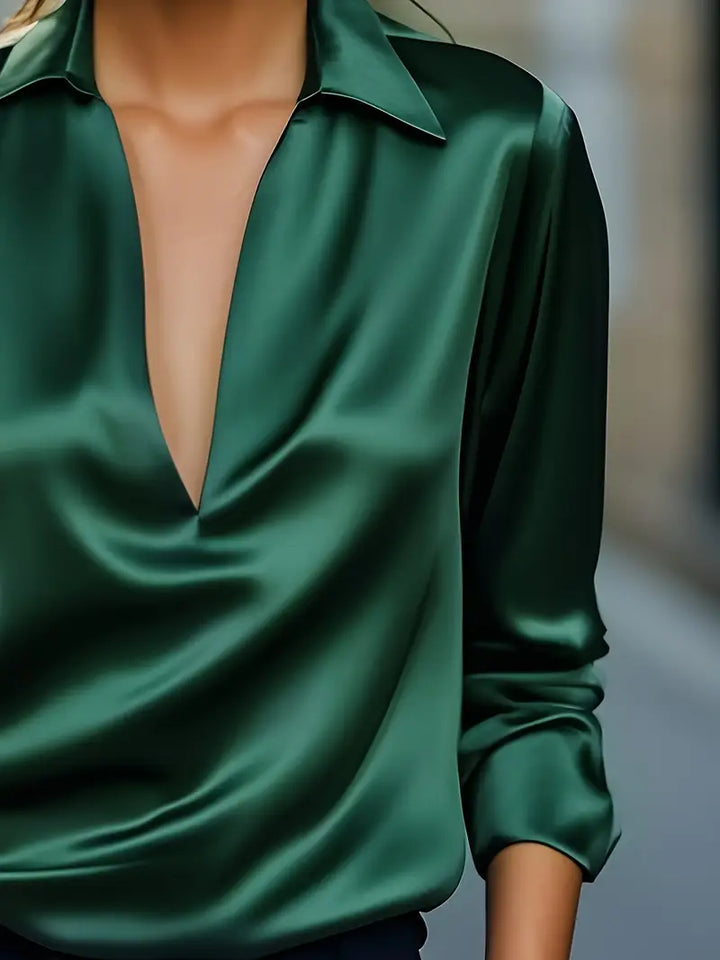 Nadene - Premium V-Hals Bluse