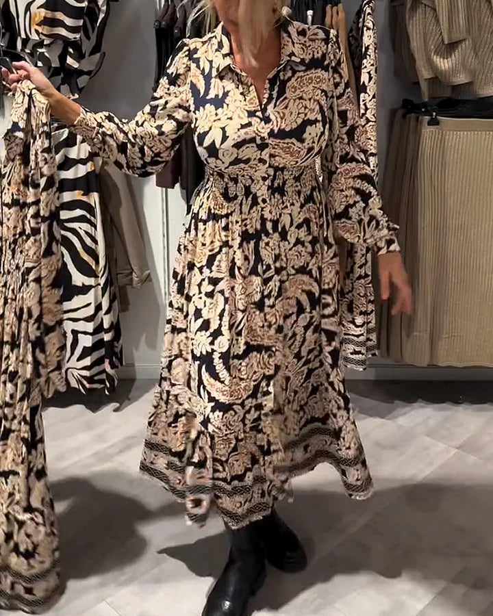 Merle - Moderigtig Kjole Med Mønster