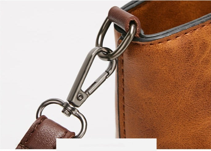 Britney - Stilfuld Læder Skuldertaske