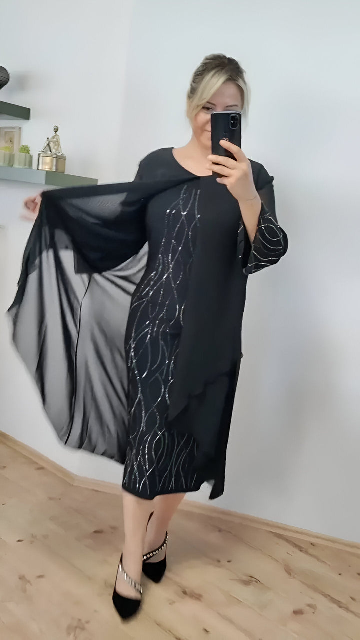 Nienke - Elegant wrap kjole