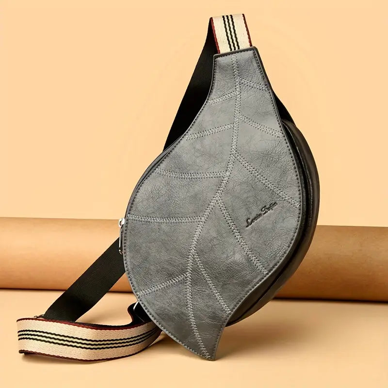 Carmela - Læder Crossbody Skuldertaske med Justerbar Rem og Spænde