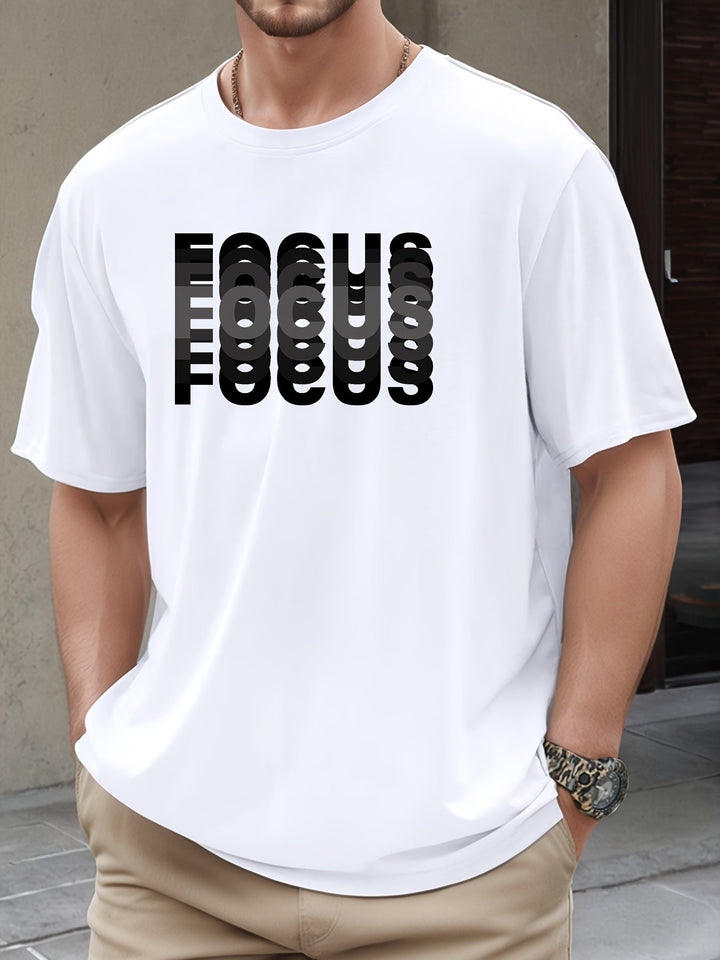 Focus – Stilfuld T-Skjorte Med Effekt Design