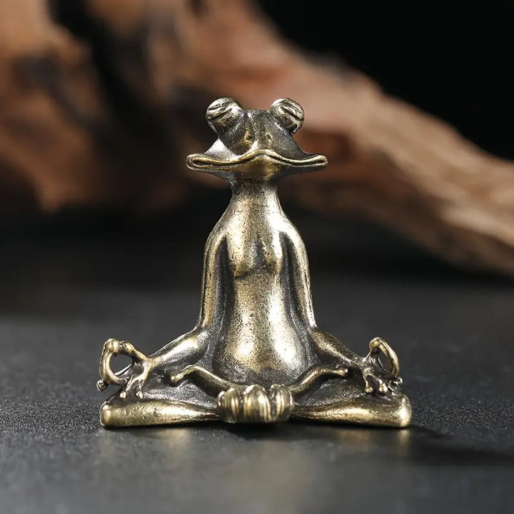 Meditoad - Elegant Metal Frø-Røgelses Holder