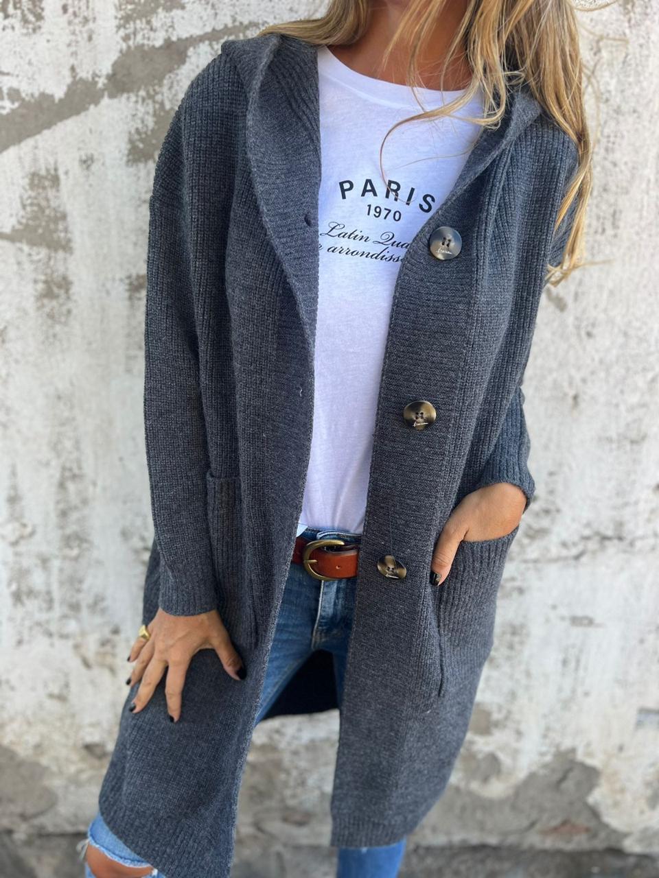 Mareena – Elegant Cardigan med Lange ærmer