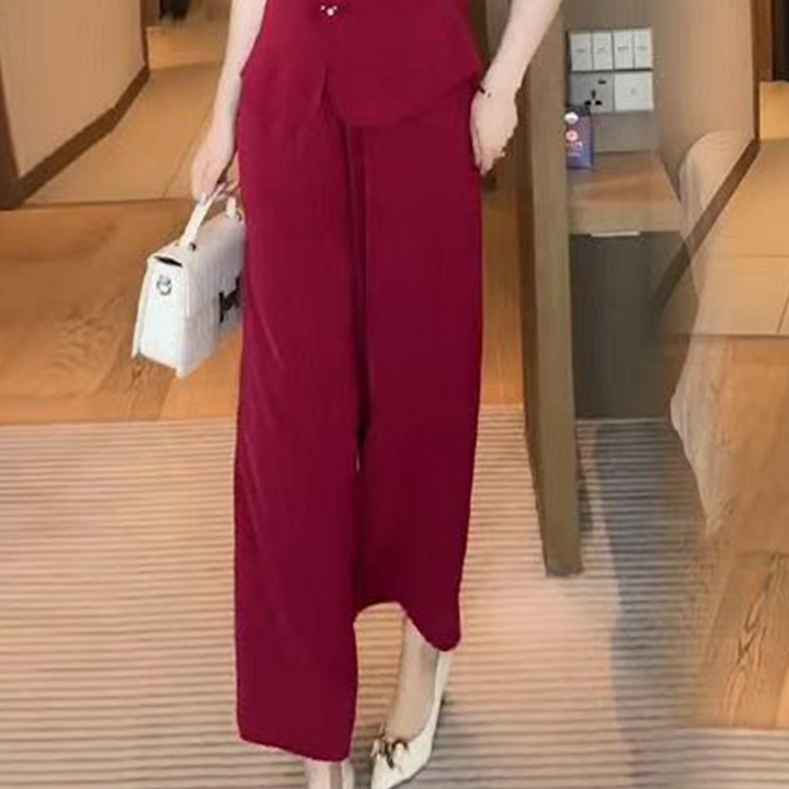 Eseniya - Elegant Kortærmet Todelt sæt