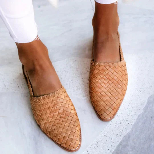Leia - Håndlavede Flade Sandaler